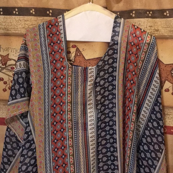 Net women’s new long kimono size large - Picture 9 of 12